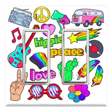 Load image into Gallery viewer, Hippie Lifestyle Peace Pink Love