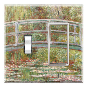 Bridge Over a Pond of Water by Monet