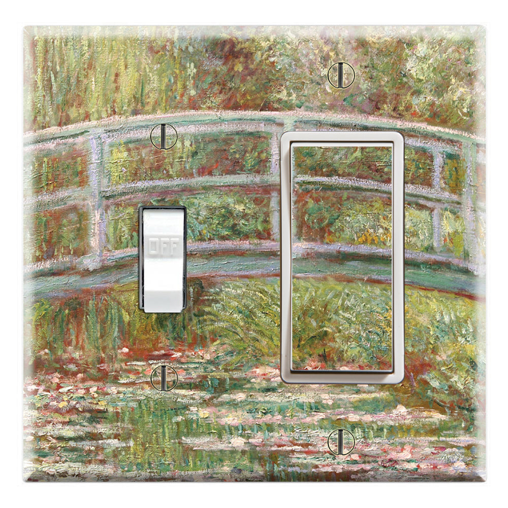 Bridge Over a Pond of Water by Monet