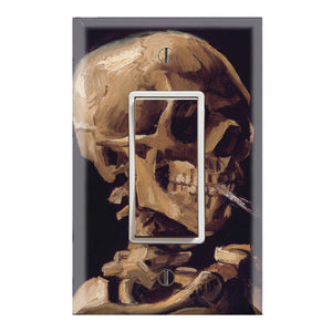 Skull with Burning Cigarette by Van Gogh
