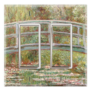Bridge Over a Pond of Water by Monet