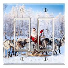 Load image into Gallery viewer, Santa and Reindeers Snow