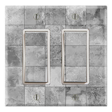 Load image into Gallery viewer, Slate Tile Ceramic Texture Squar Light Gray Print