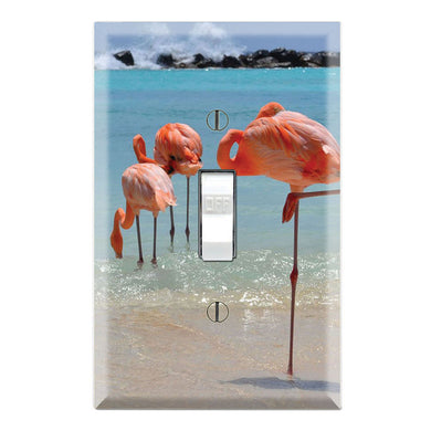 Beach Flamingos Pat