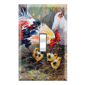 Chicken Chicks Family Portrait