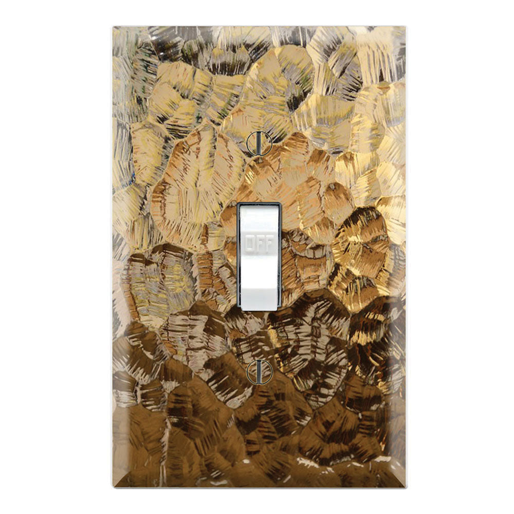 Brown Gold Glass Texture Background Print