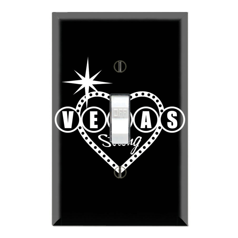 Vegas Strong Heart Shape Black