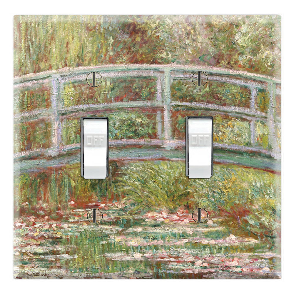 Bridge Over a Pond of Water by Monet