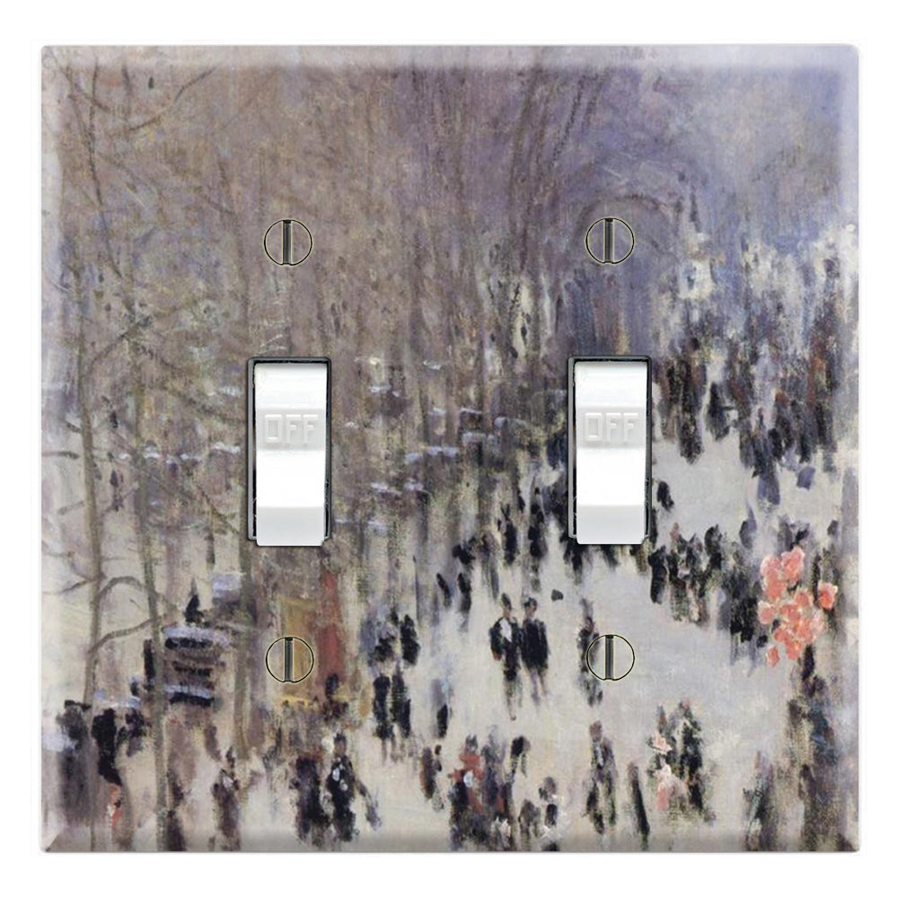 Boulevard des Capucines by Monet